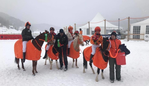 Ponyrennen bei White Turf in St. Moritz